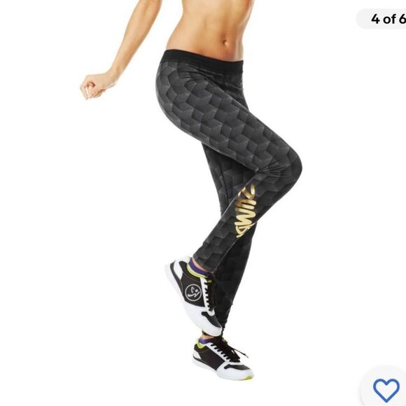 Zumba Set - Rare- Leggings and Matching Bra - Picture 3 of 15